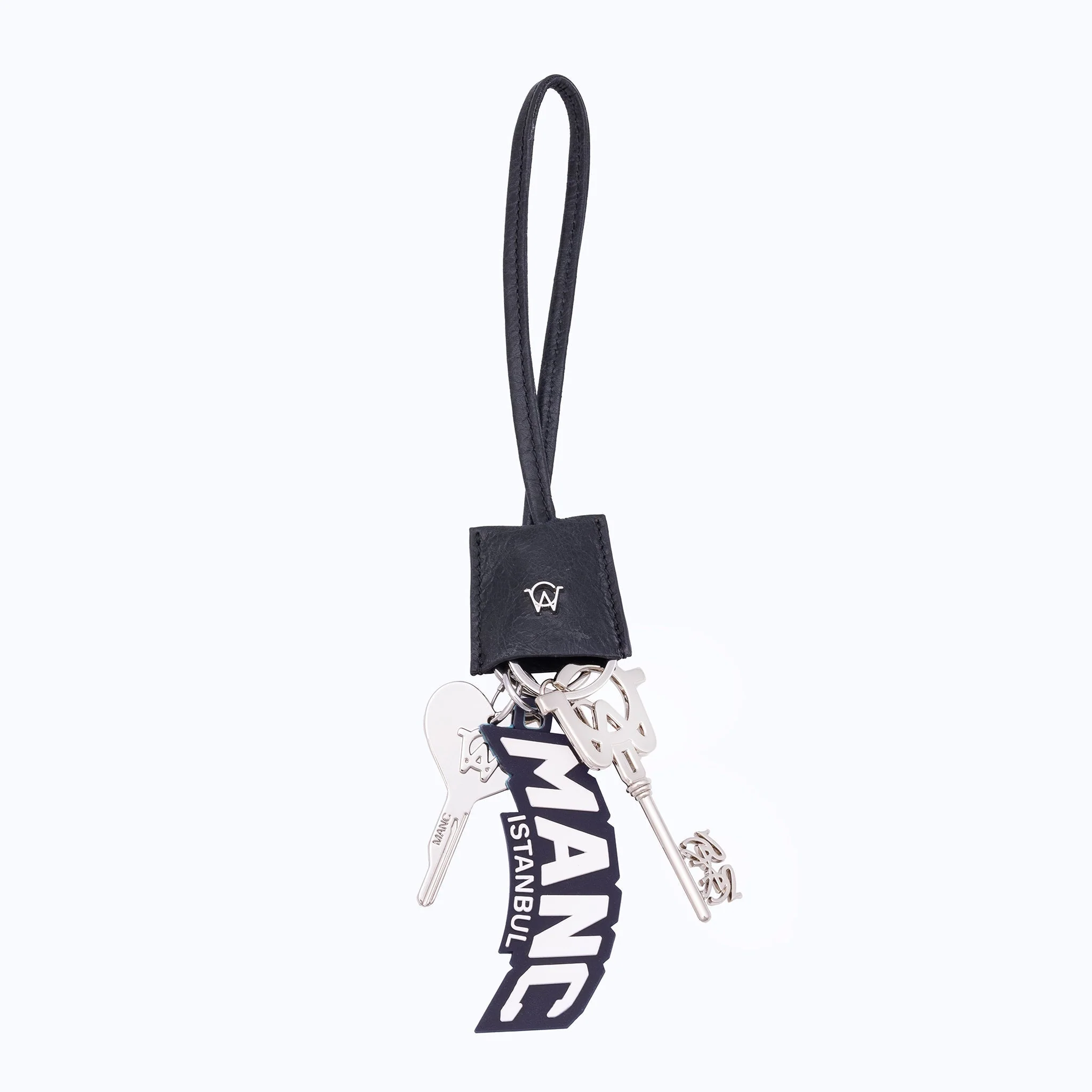 ISTANBUL SIGNATURE CHARM KEYCHAIN - SILVER - Image 2