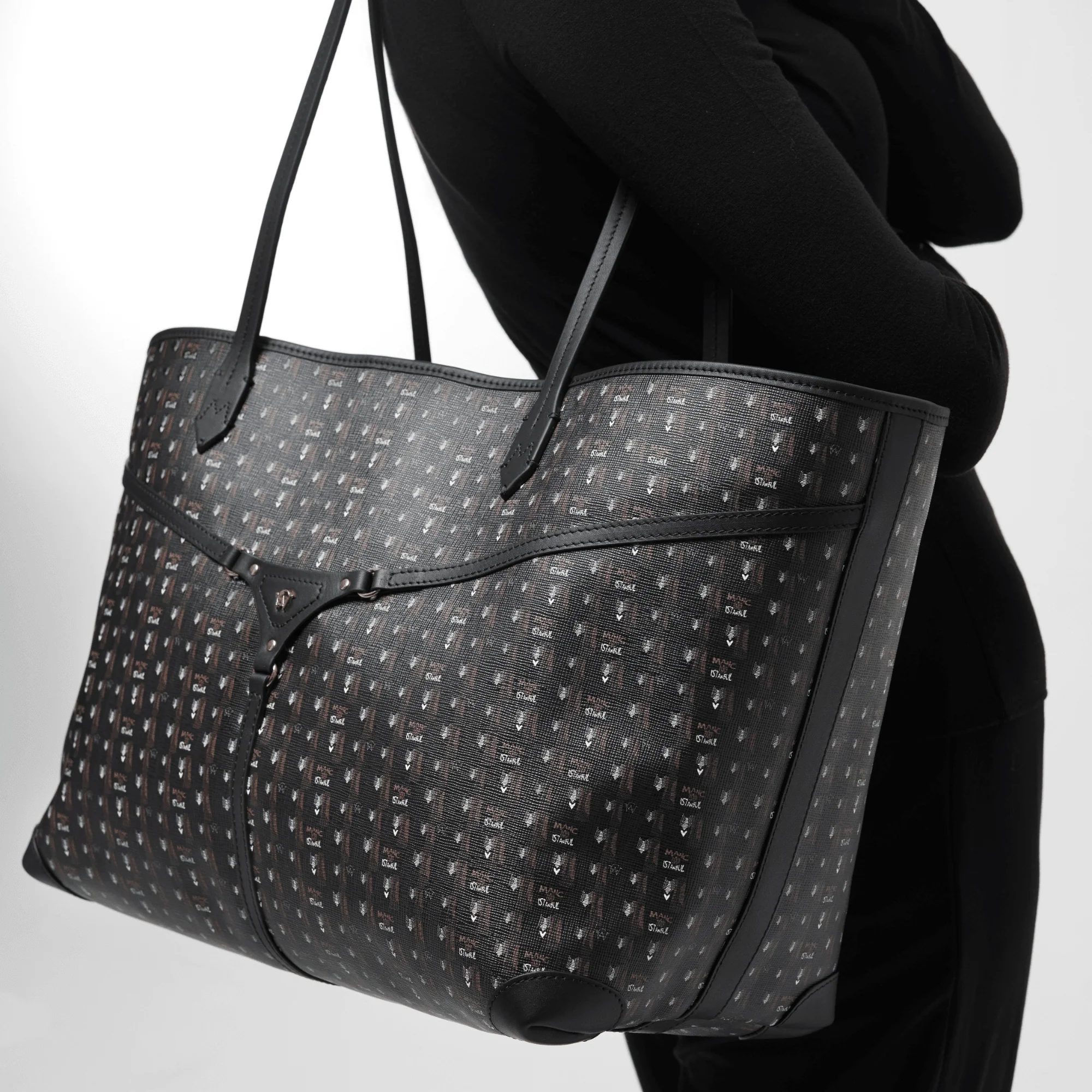 MIRI TOTE - BROWN BLACK - Image 4