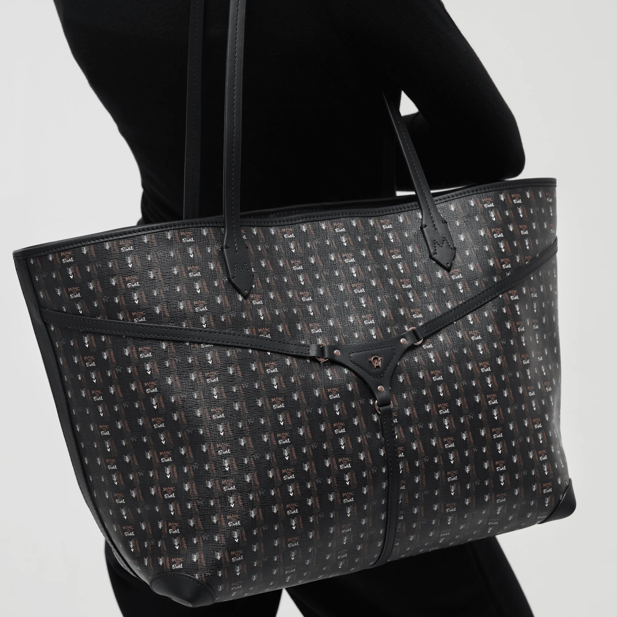 MIRI TOTE - BROWN BLACK - Image 5